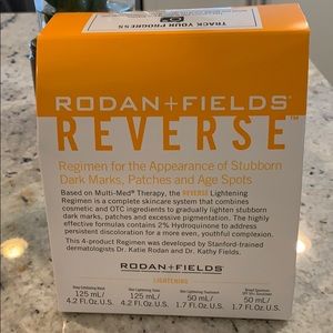 Rodan Fields reverse lightening regimen
